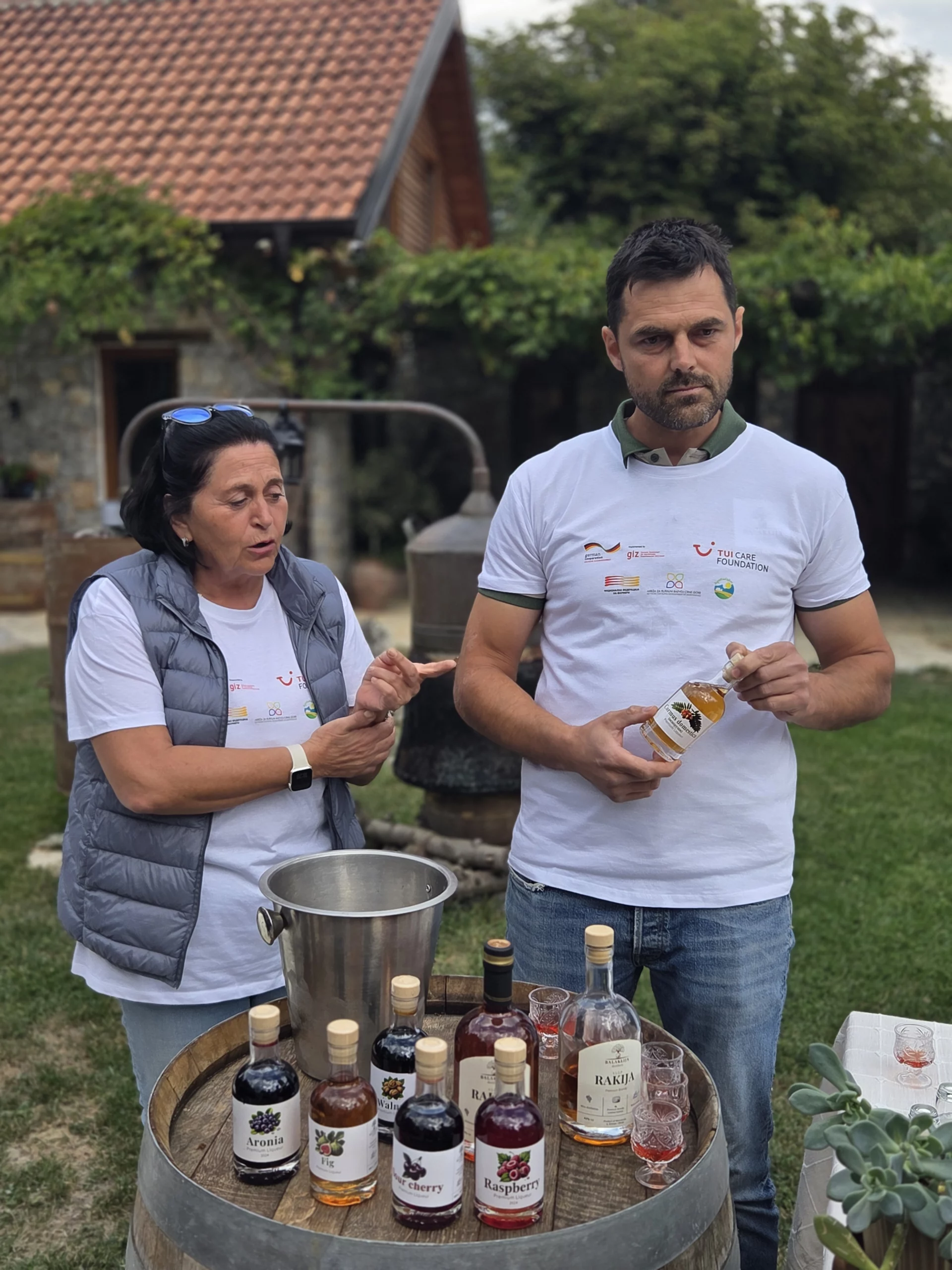 TUI Field to Fork Western Balkans – Orce Stojanoski, owner of Chateau Orman, one of the North Macedonian participating businesses